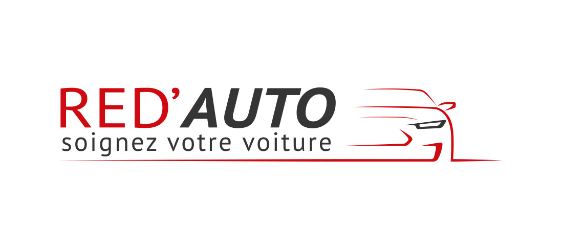 La création du logo pour Red' Auto, entreprise spécialisé dans la vente e-commerce de pièces détachées