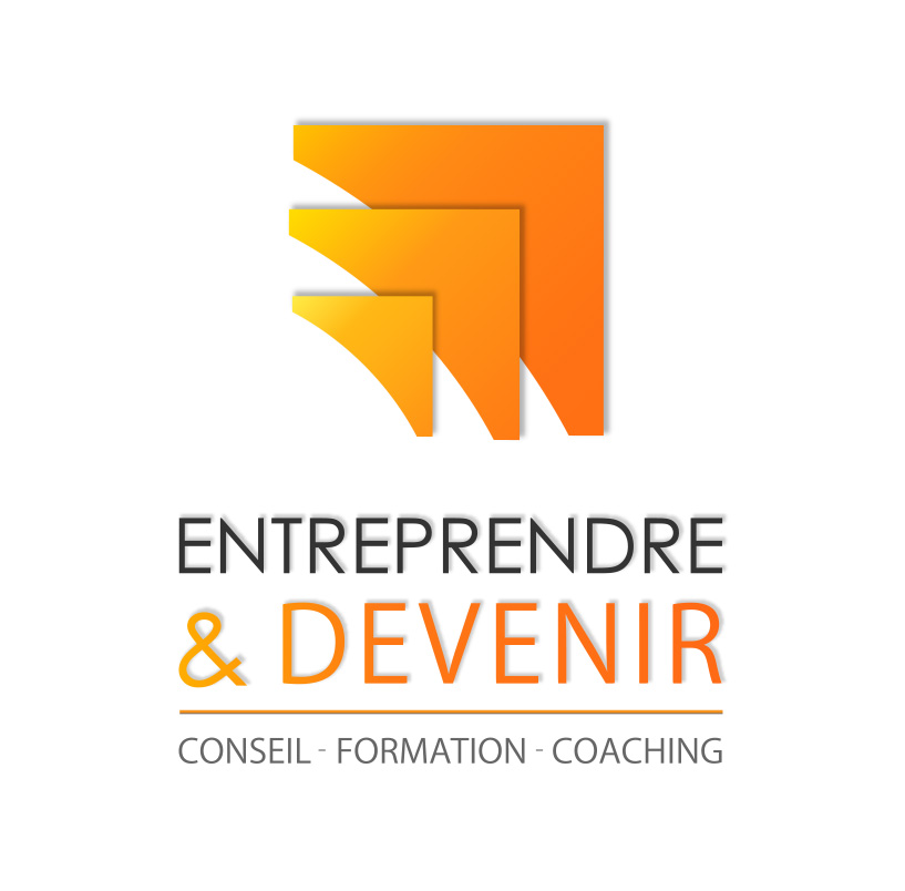 Création du logo pour la société Entreprendre et Devenir basée à Reims dans la Marne